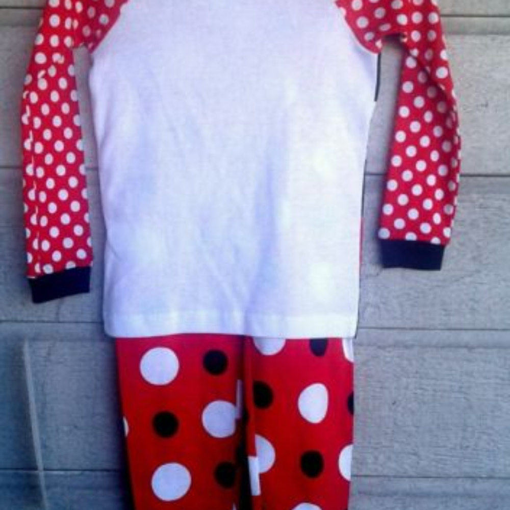 ❤❤❤Disney Minnie Mouse Girls 2 Piece Pajama Set - Picture 2 of 2